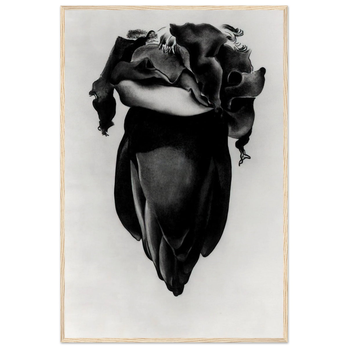 Banana Flower Framed Poster | Georgia O'Keeffe Framed Prints Wall Art | Georgia O Keeffe Prints