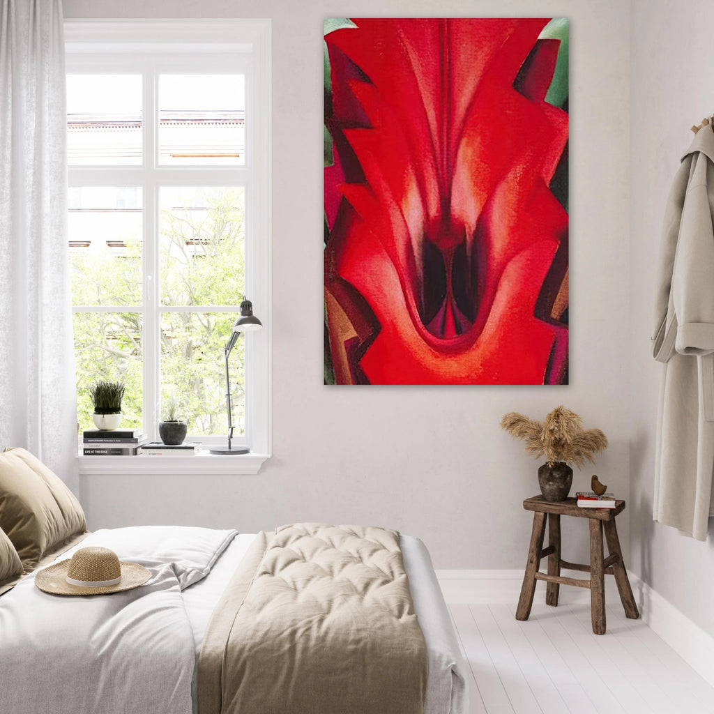 Inside Red Canna Poster | Georgia O'Keeffe Poster | Georgia O Keeffe Prints