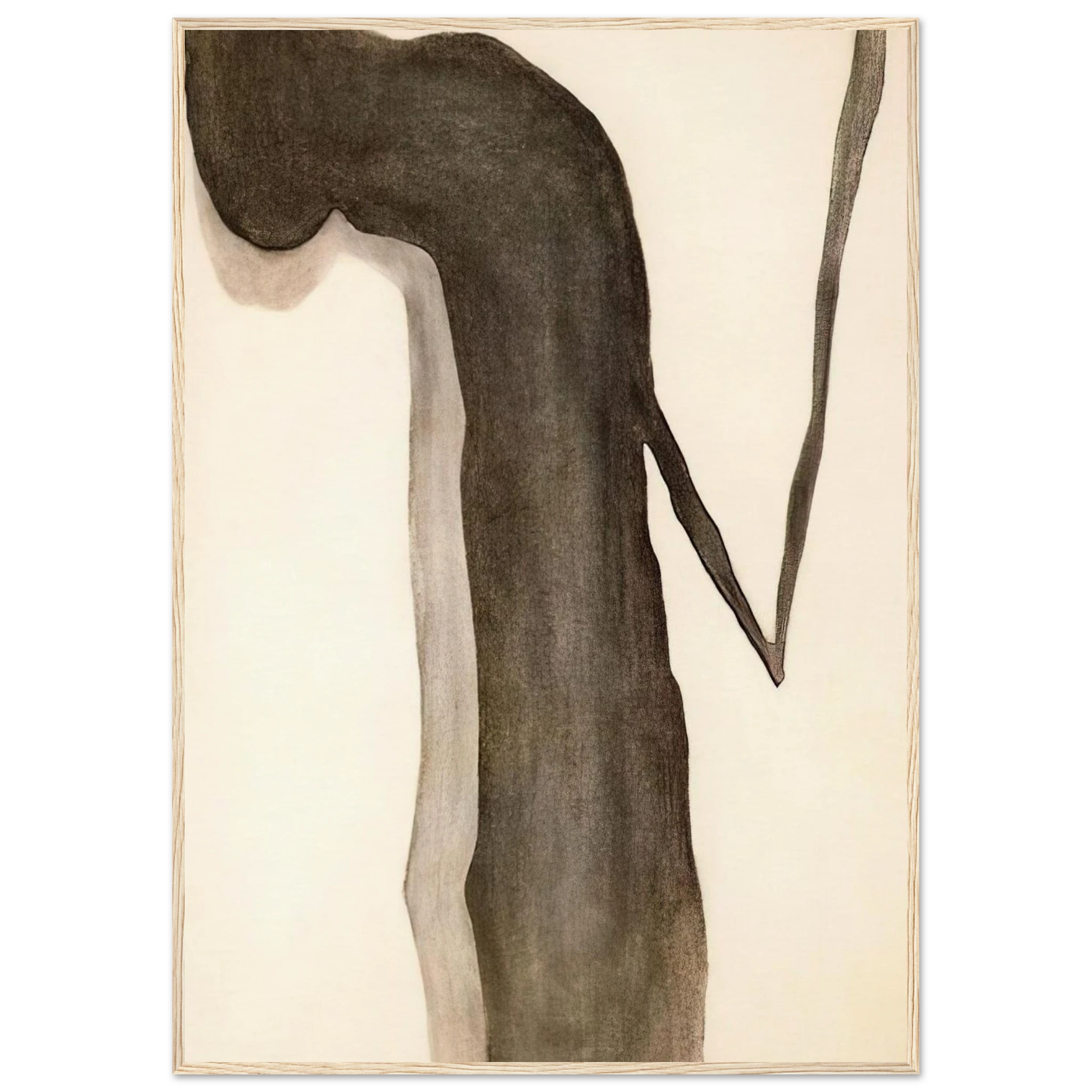 Drawing V Framed Poster | Georgia O'Keeffe Framed Prints Wall Art | Georgia O Keeffe Prints