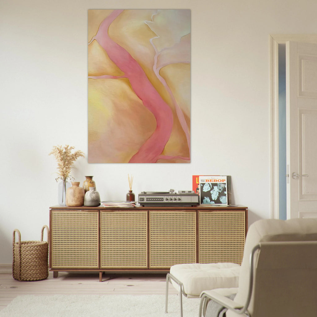 It Was Yellow and Pink II Poster | Georgia O'Keeffe Poster | Georgia O Keeffe Prints