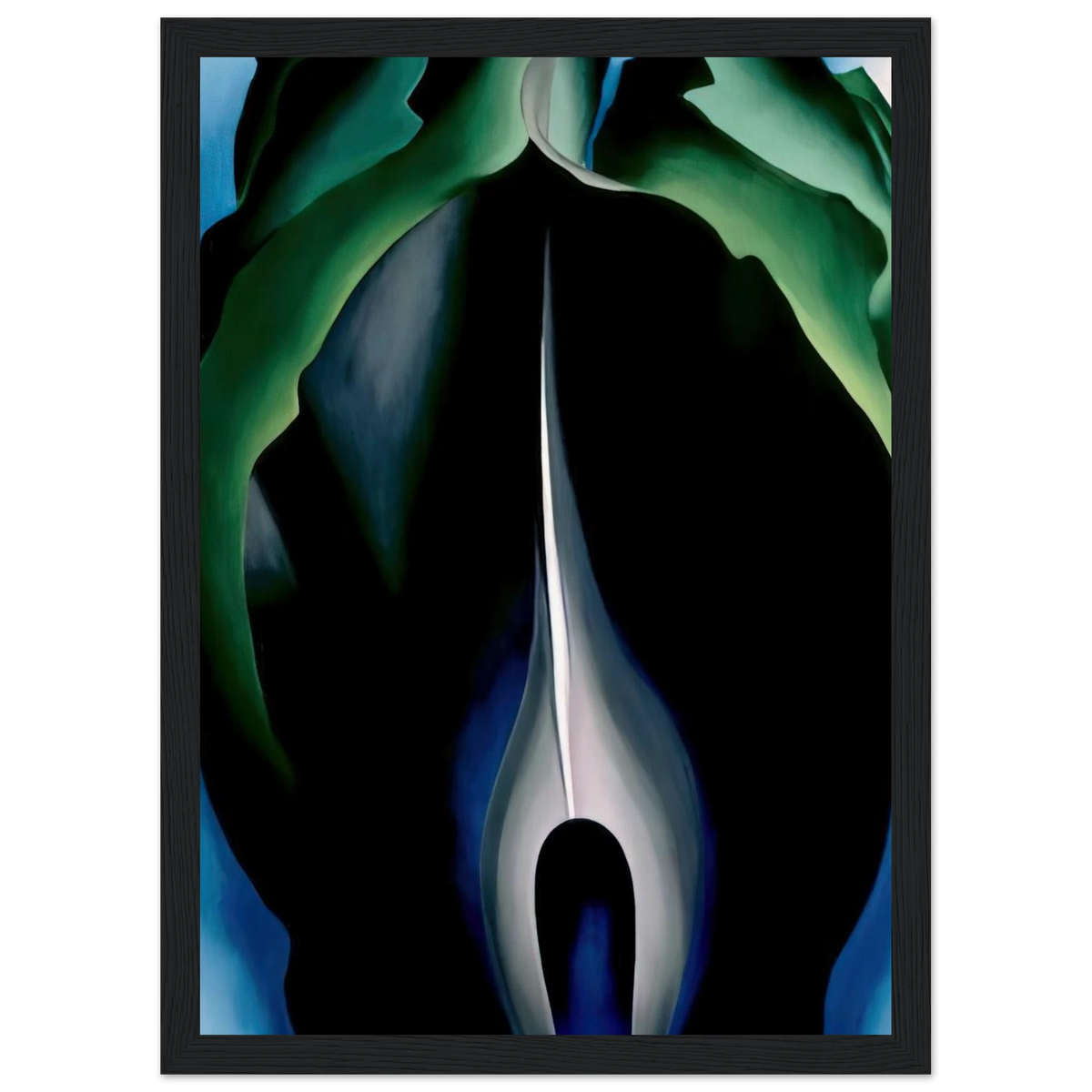 Jack-in-the-Pulpit No. IV Framed Poster | Georgia O'Keeffe Framed Prints Wall Art | Georgia O Keeffe Prints