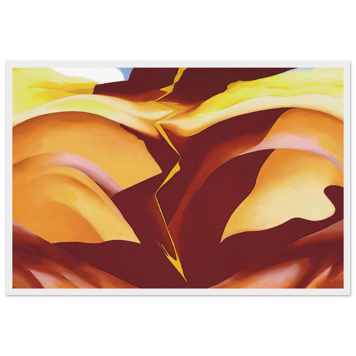 Black Place IV Framed Poster | Georgia O'Keeffe Framed Prints Wall Art | Georgia O Keeffe Prints