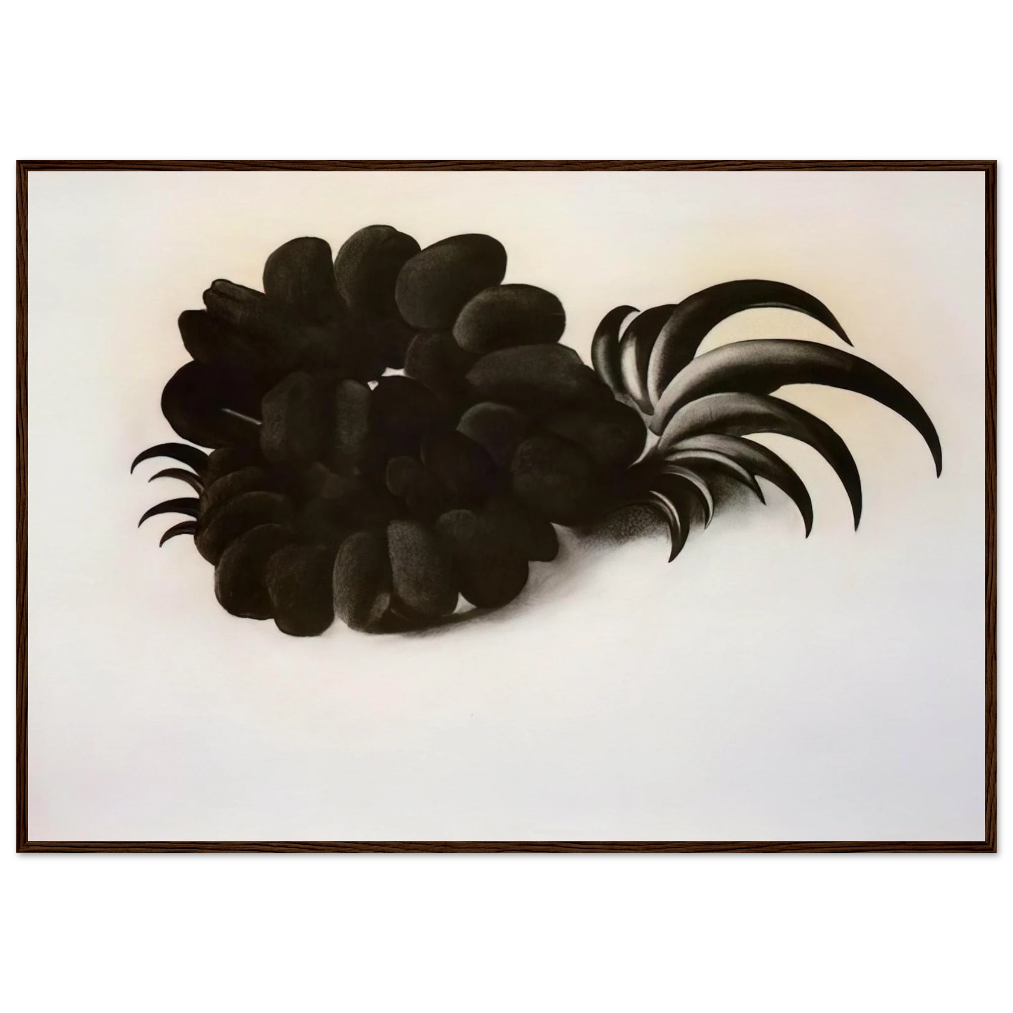 Eagle Claw and Bean Necklace Framed Poster | Georgia O'Keeffe Framed Prints Wall Art | Georgia O Keeffe Prints