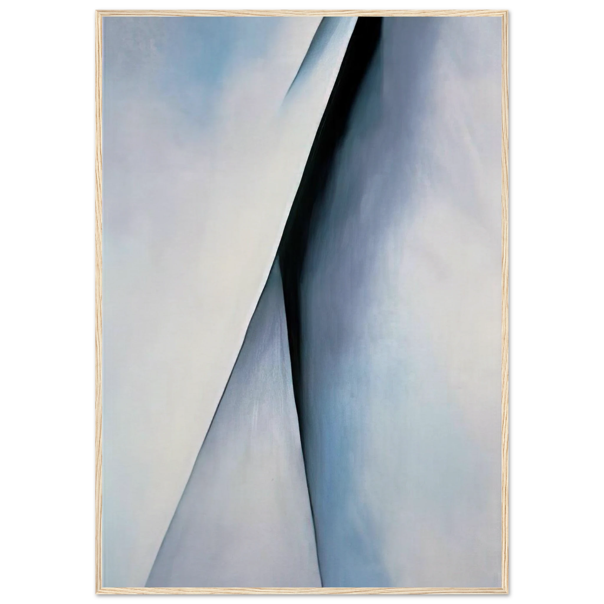 Abstraction White Framed Poster | Georgia O'Keeffe Framed Prints Wall Art | Georgia O Keeffe Prints