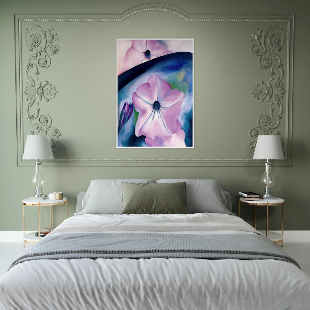 Petunia II Framed Poster | Georgia O'Keeffe Framed Prints Wall Art | Georgia O Keeffe Prints