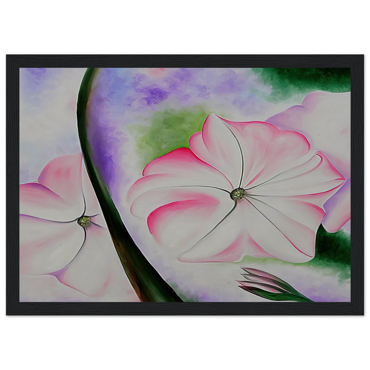 Petunia No. 2 Framed Poster | Georgia O'Keeffe Framed Prints Wall Art | Georgia O Keeffe Prints