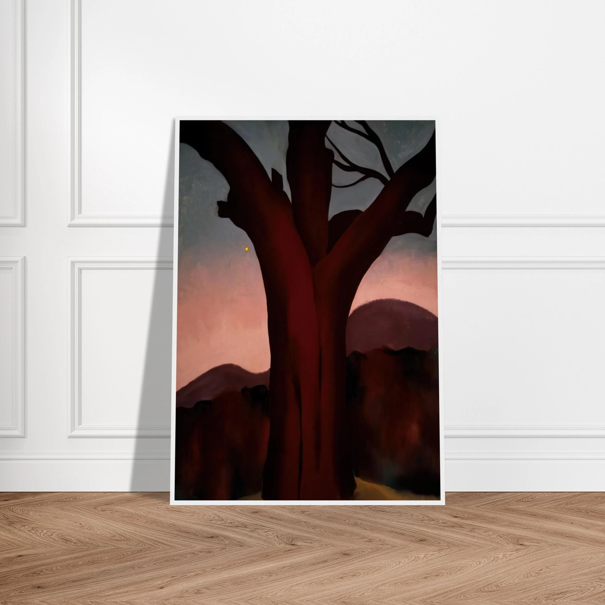 Autumn Trees - Chestnut Tree Framed Poster | Georgia O'Keeffe Framed Prints Wall Art | Georgia O Keeffe Prints