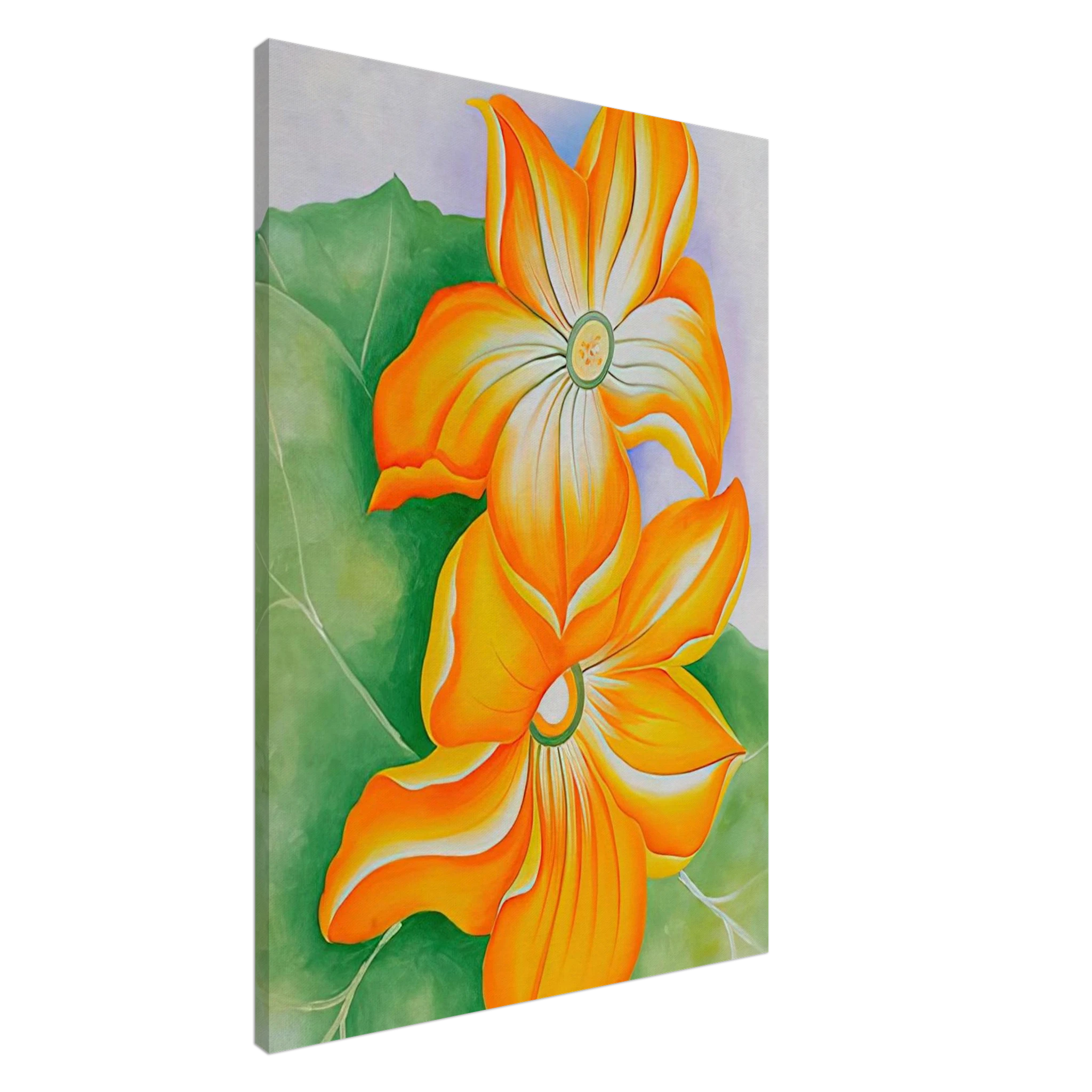 Squash Blossoms Canvas | Georgia O'Keeffe Canvas | Georgia O Keeffe Prints