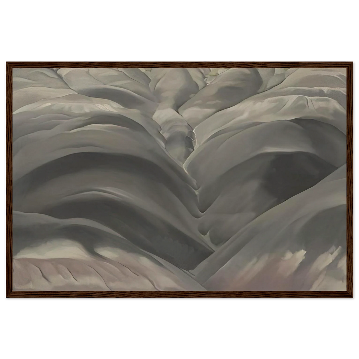 Black Place I Framed Poster | Georgia O'Keeffe Framed Prints Wall Art | Georgia O Keeffe Prints