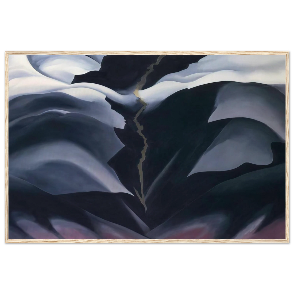 Black Place II Framed Poster | Georgia O'Keeffe Framed Prints Wall Art | Georgia O Keeffe Prints