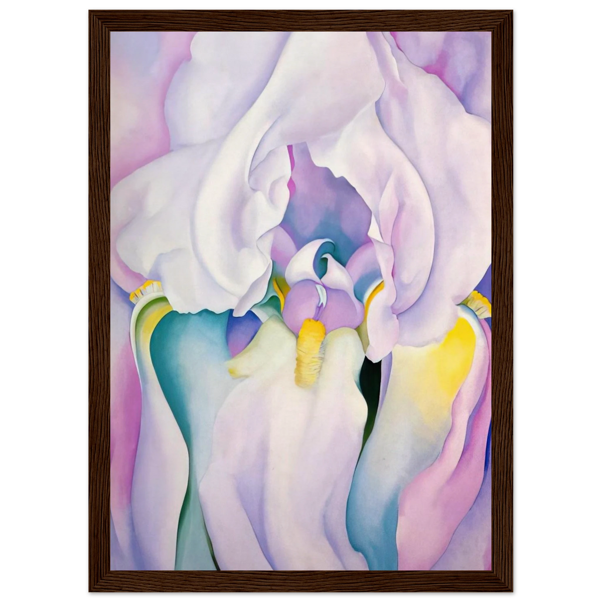 Light of Iris Framed Poster | Georgia O'Keeffe Framed Prints Wall Art | Georgia O Keeffe Prints