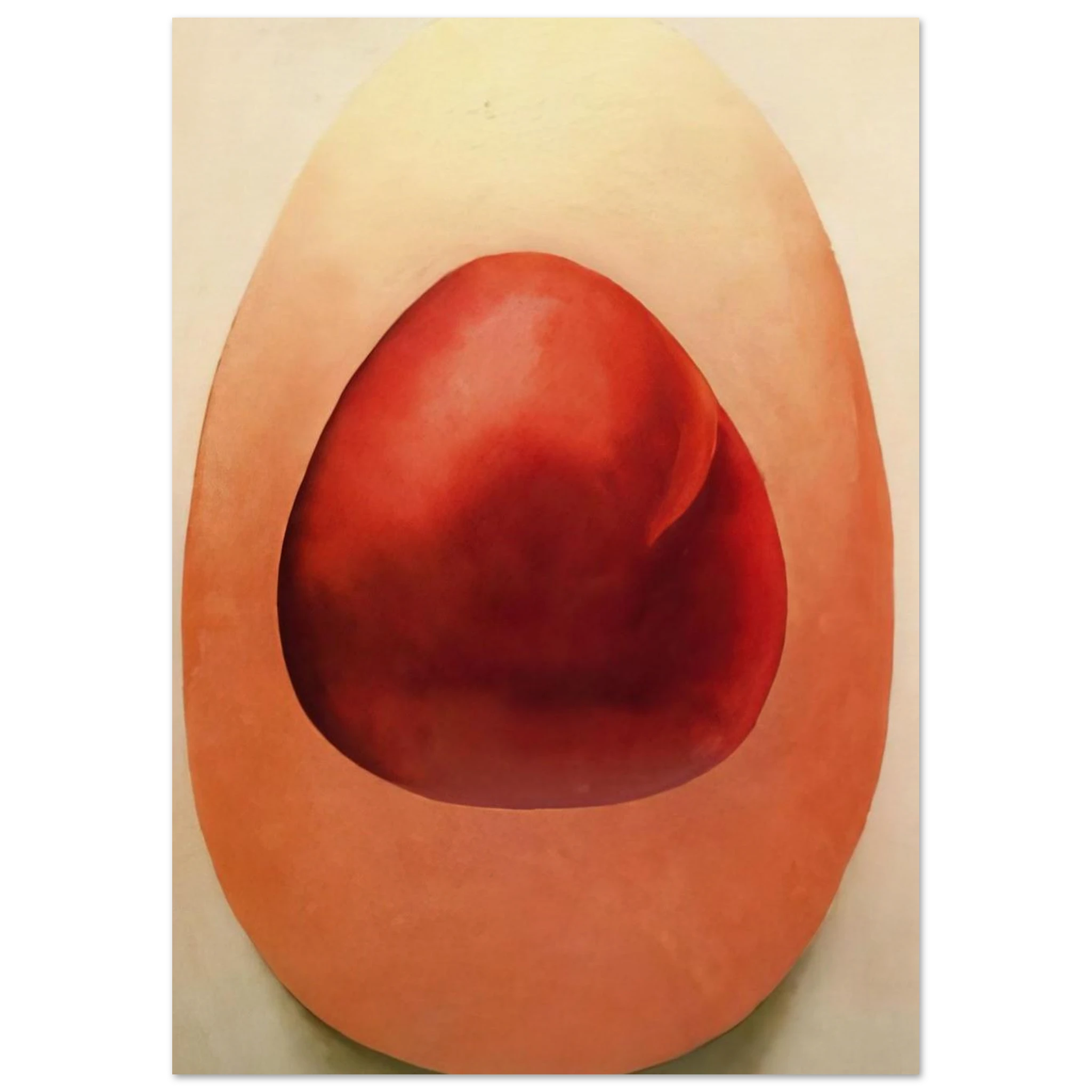 Red and Pink Rocks Poster | Georgia O'Keeffe Poster | Georgia O Keeffe Prints