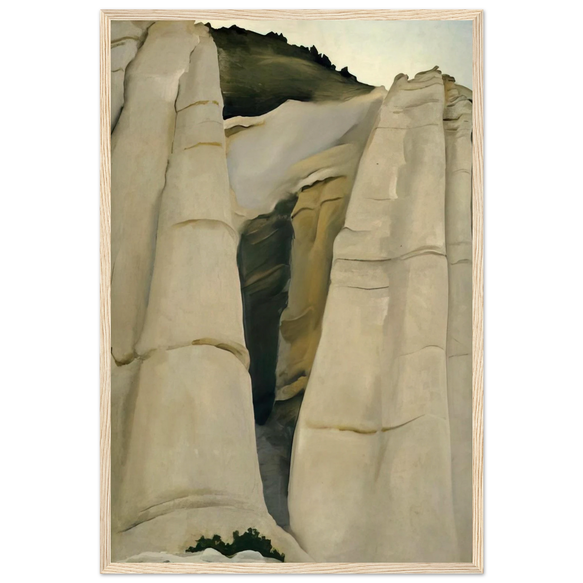 From the White Place Framed Poster | Georgia O'Keeffe Framed Prints Wall Art | Georgia O Keeffe Prints
