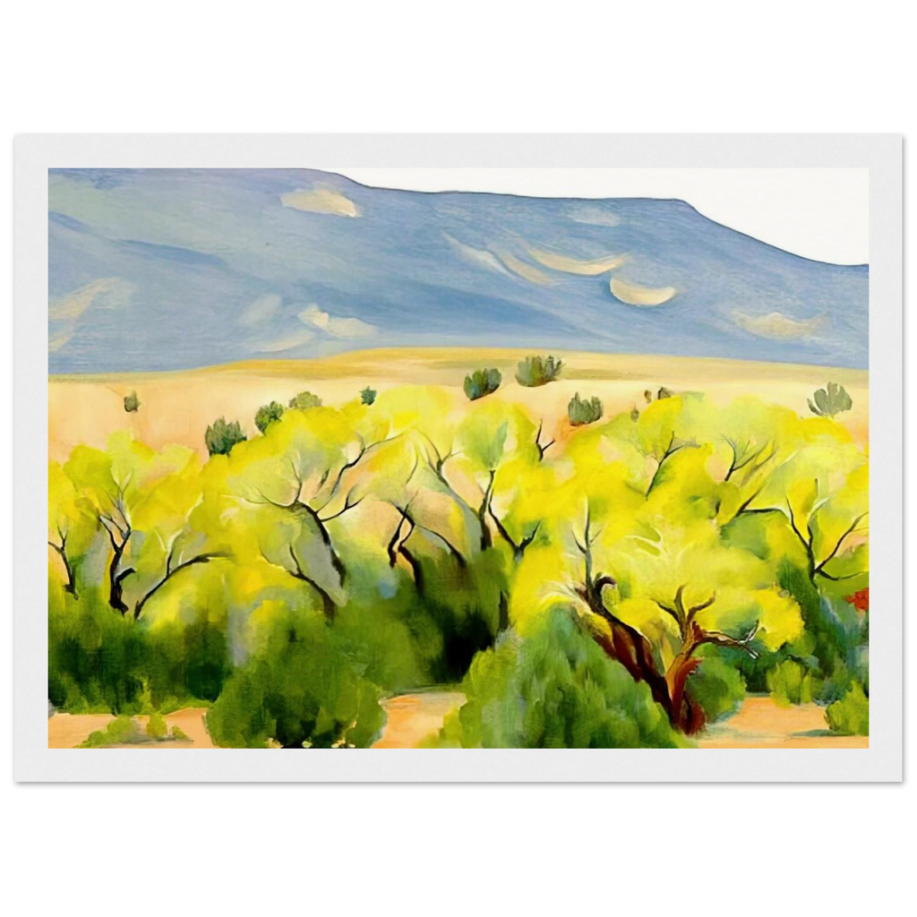 Cottonwood III Framed Poster | Georgia O'Keeffe Framed Prints Wall Art | Georgia O Keeffe Prints