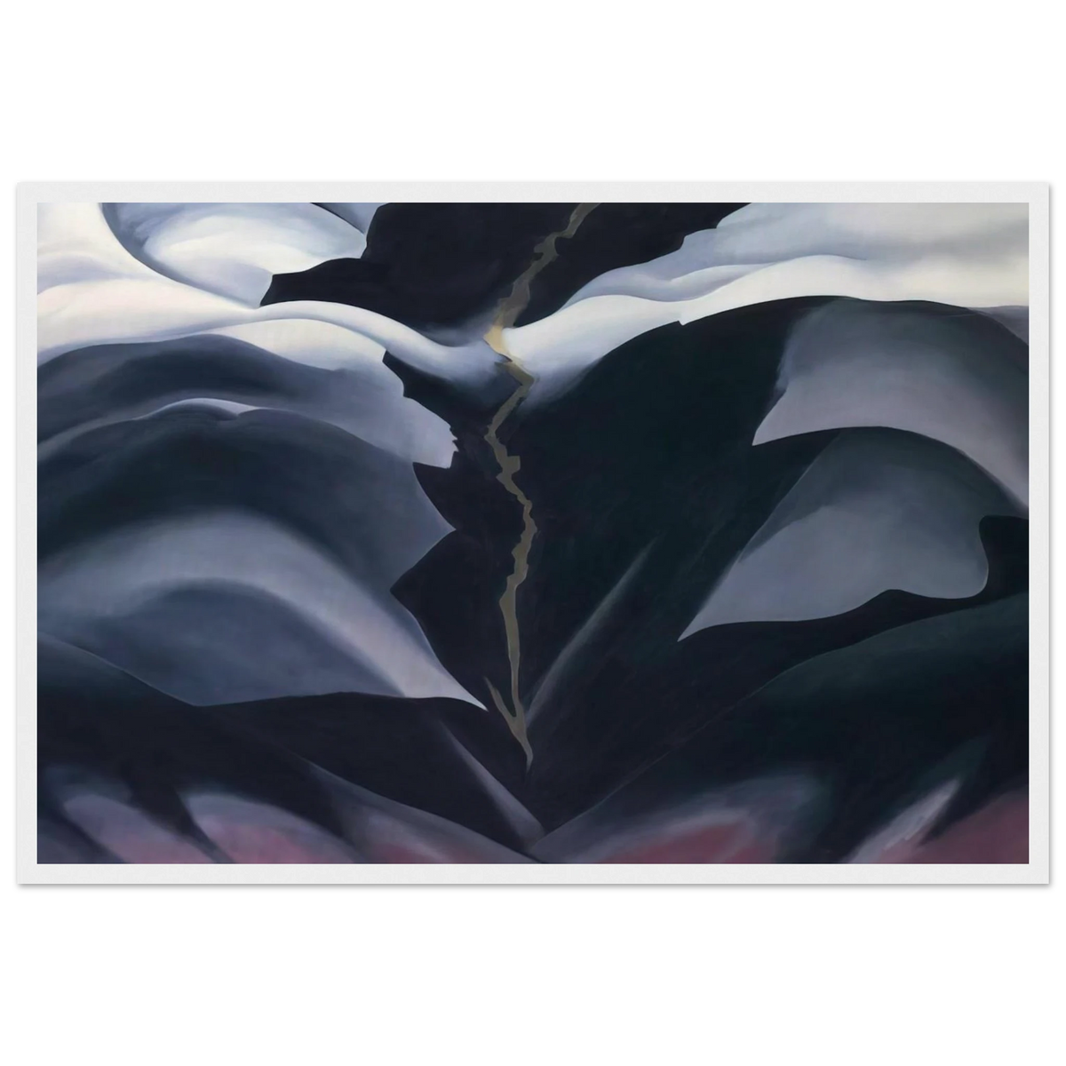 Black Place II Framed Poster | Georgia O'Keeffe Framed Prints Wall Art | Georgia O Keeffe Prints