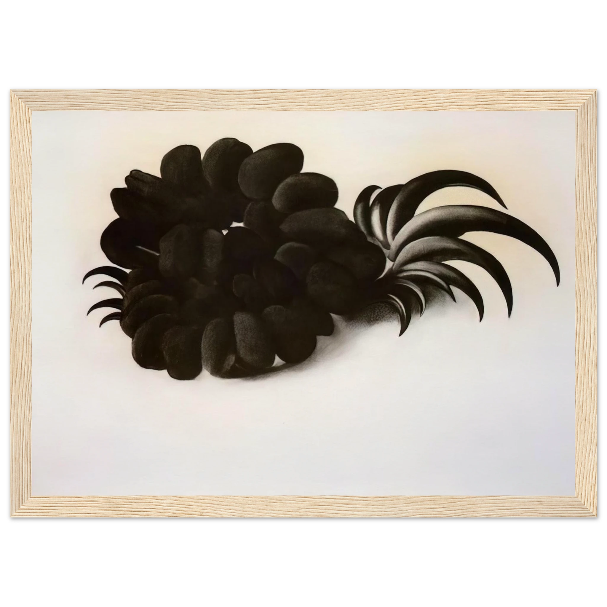 Eagle Claw and Bean Necklace Framed Poster | Georgia O'Keeffe Framed Prints Wall Art | Georgia O Keeffe Prints