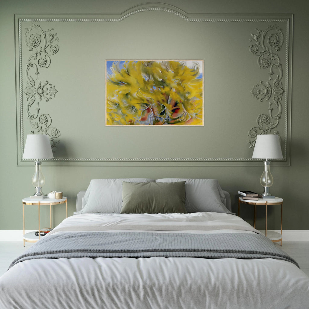 Cottonwood Tree in Spring Framed Poster | Georgia O'Keeffe Framed Prints Wall Art | Georgia O Keeffe Prints