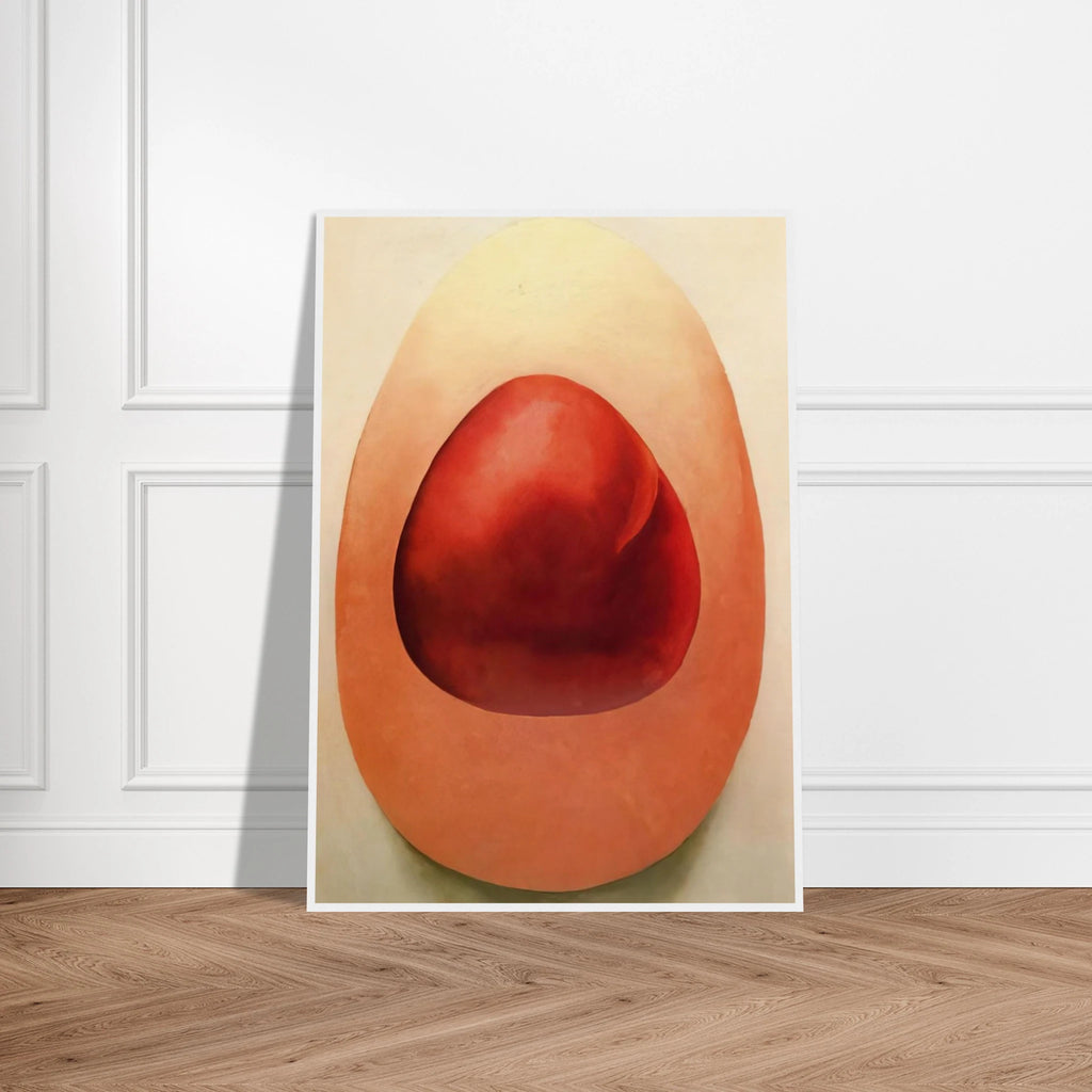 Red and Pink Rocks Framed Poster | Georgia O'Keeffe Framed Prints Wall Art | Georgia O Keeffe Prints