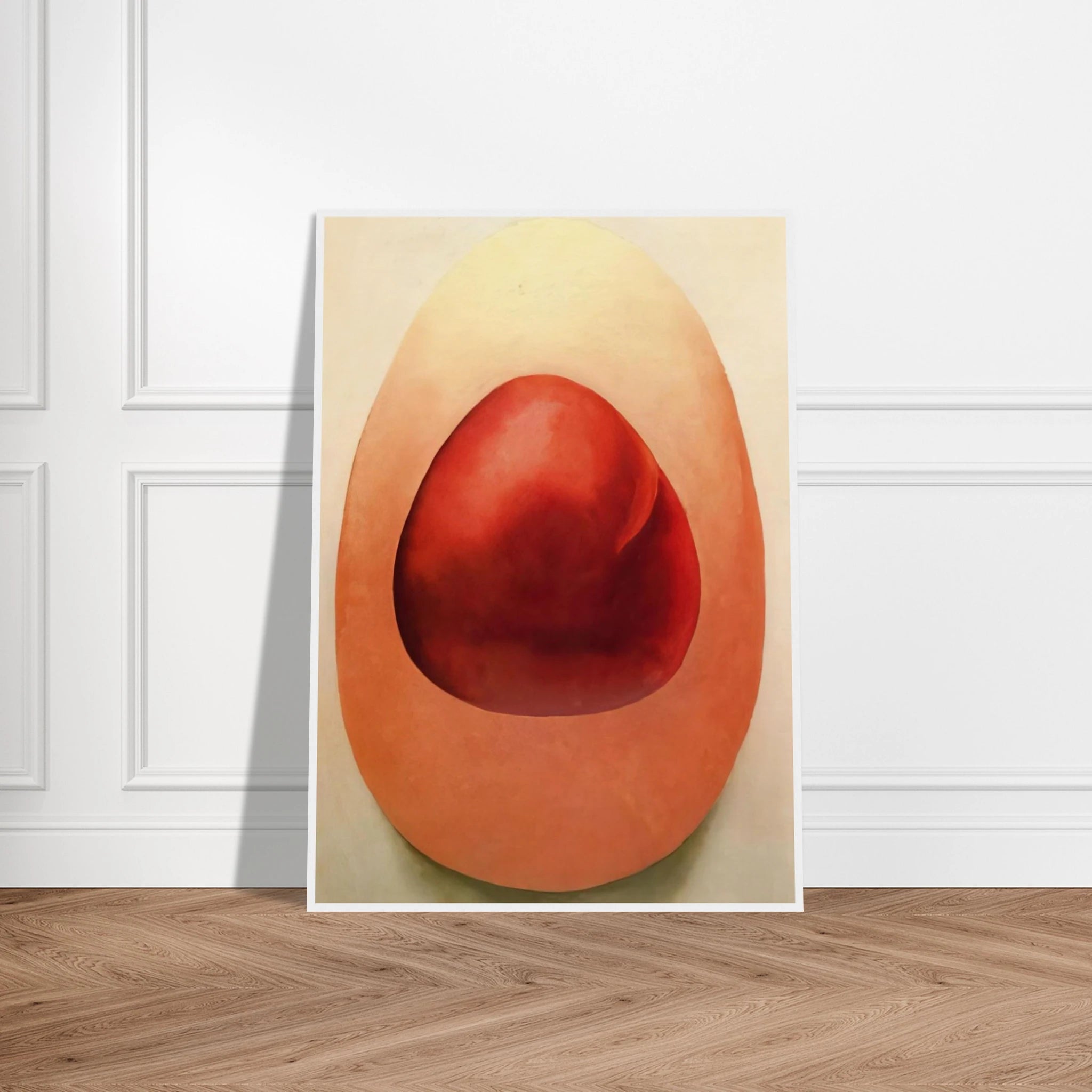 Red and Pink Rocks Framed Poster | Georgia O'Keeffe Framed Prints Wall Art | Georgia O Keeffe Prints