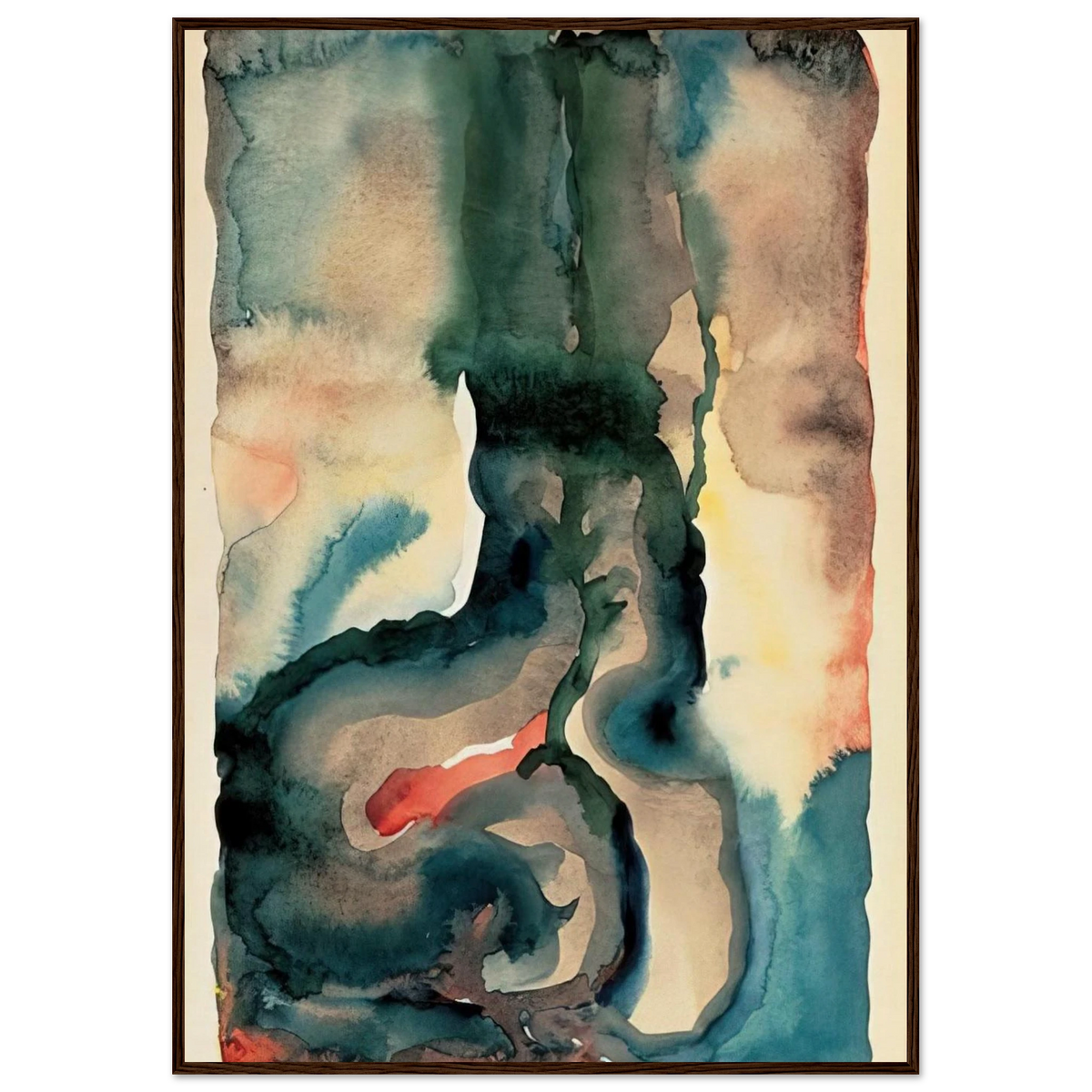 Portrait No. III Framed Poster | Georgia O'Keeffe Framed Prints Wall Art | Georgia O Keeffe Prints