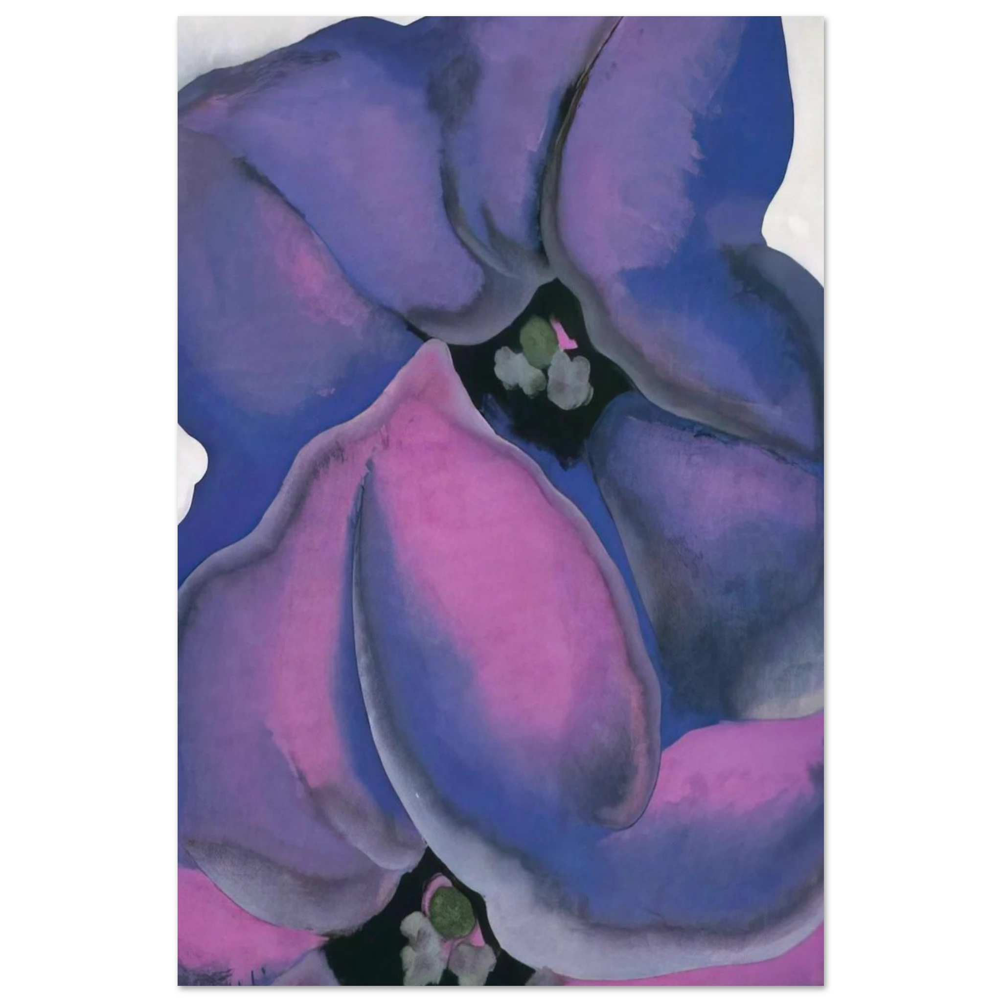 Purple Petunias Poster | Georgia O'Keeffe Poster | Georgia O Keeffe Prints