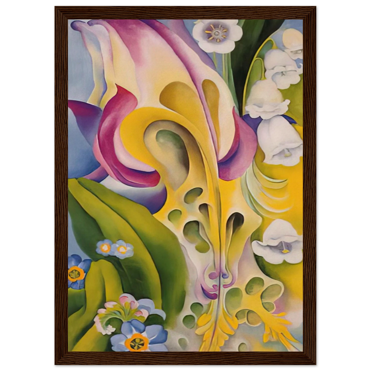 From the Old Garden No 2 Framed Poster | Georgia O'Keeffe Framed Prints Wall Art | Georgia O Keeffe Prints