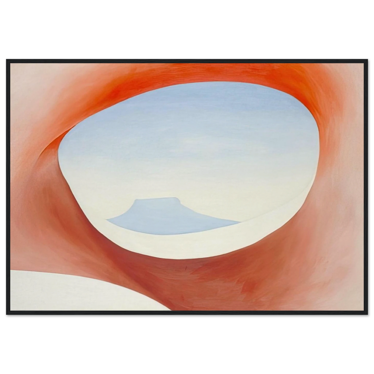 Pedernal - From the Ranch I Framed Poster | Georgia O'Keeffe Framed Prints Wall Art | Georgia O Keeffe Prints