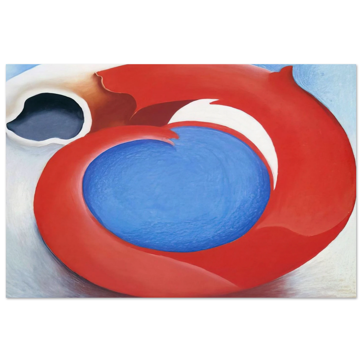 Goat's Horn With Red Poster | Georgia O'Keeffe Poster | Georgia O Keeffe Prints