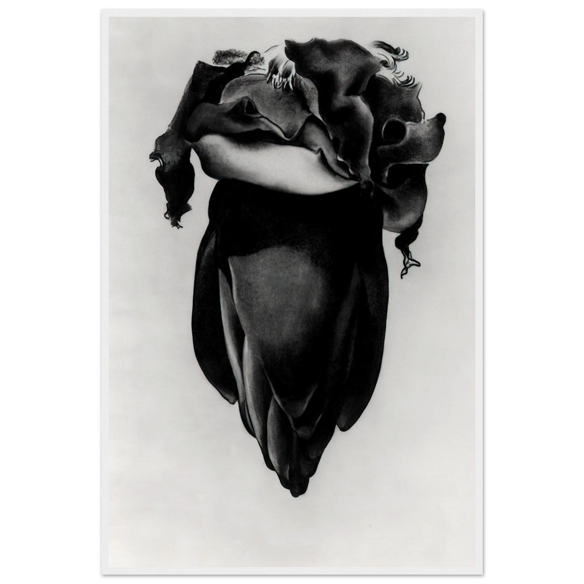 Banana Flower Framed Poster | Georgia O'Keeffe Framed Prints Wall Art | Georgia O Keeffe Prints