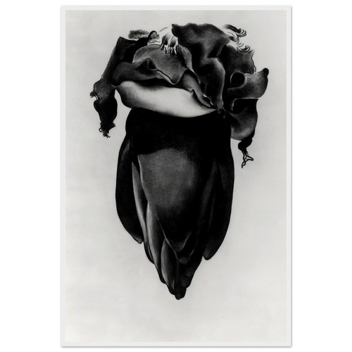 Banana Flower Framed Poster | Georgia O'Keeffe Framed Prints Wall Art | Georgia O Keeffe Prints