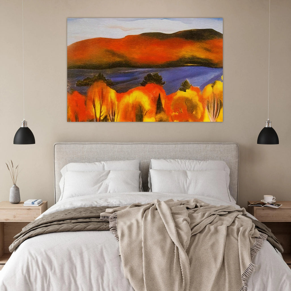 Lake George, Autumn Poster | Georgia O'Keeffe Poster | Georgia O Keeffe Prints