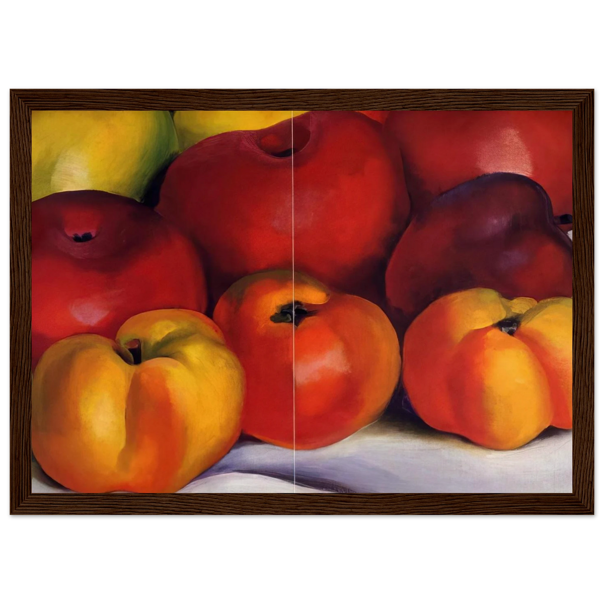 Apple Family Framed Poster | Georgia O'Keeffe Framed Prints Wall Art | Georgia O Keeffe Prints