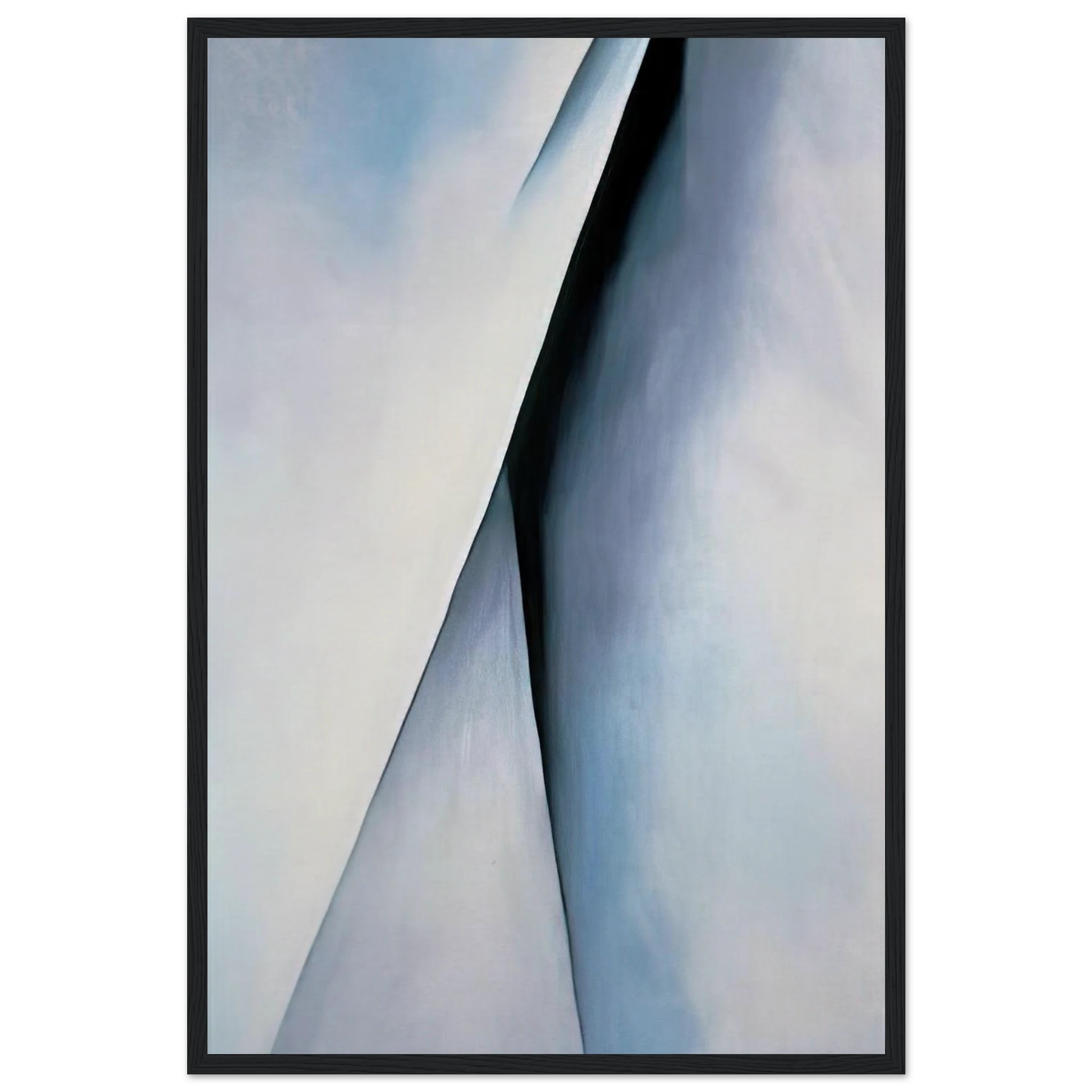 Abstraction White Framed Poster | Georgia O'Keeffe Framed Prints Wall Art | Georgia O Keeffe Prints
