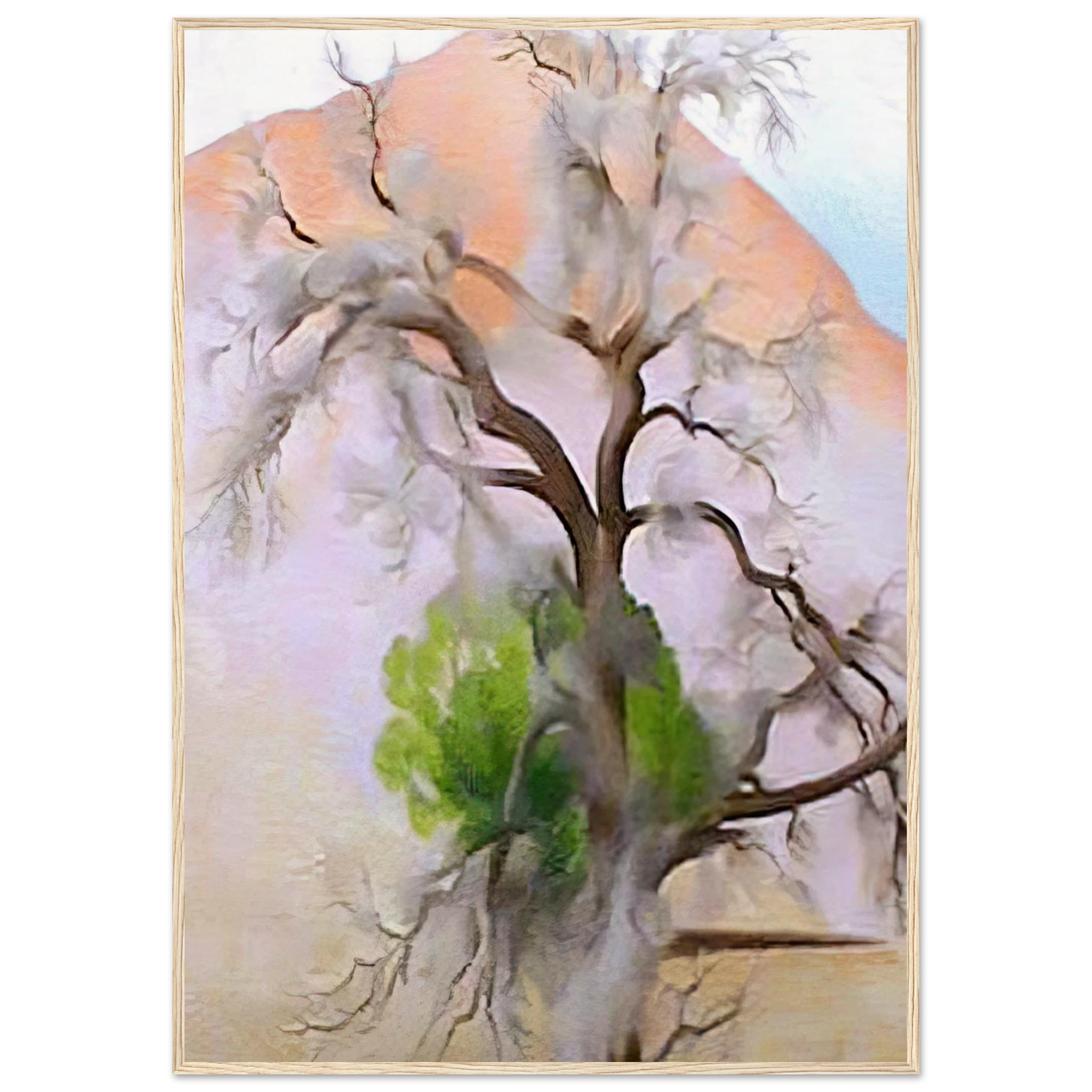 Pinons with Cedar Framed Poster | Georgia O'Keeffe Framed Prints Wall Art | Georgia O Keeffe Prints