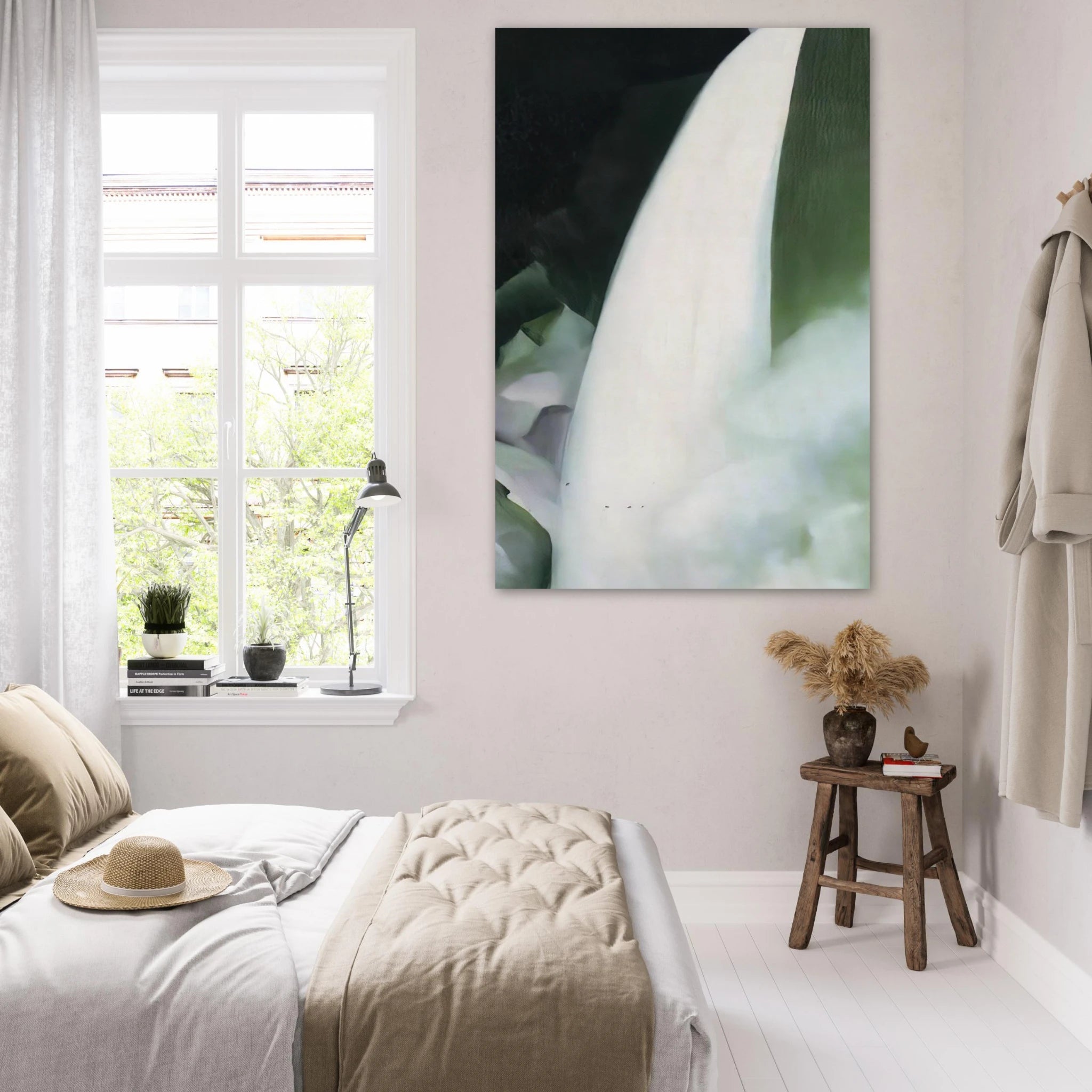 Green and White Poster | Georgia O'Keeffe Poster | Georgia O Keeffe Prints