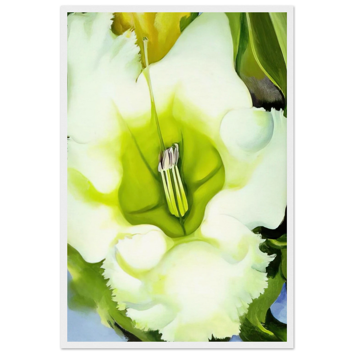 Cup Of Silver Ginger Framed Poster | Georgia O'Keeffe Framed Prints Wall Art | Georgia O Keeffe Prints