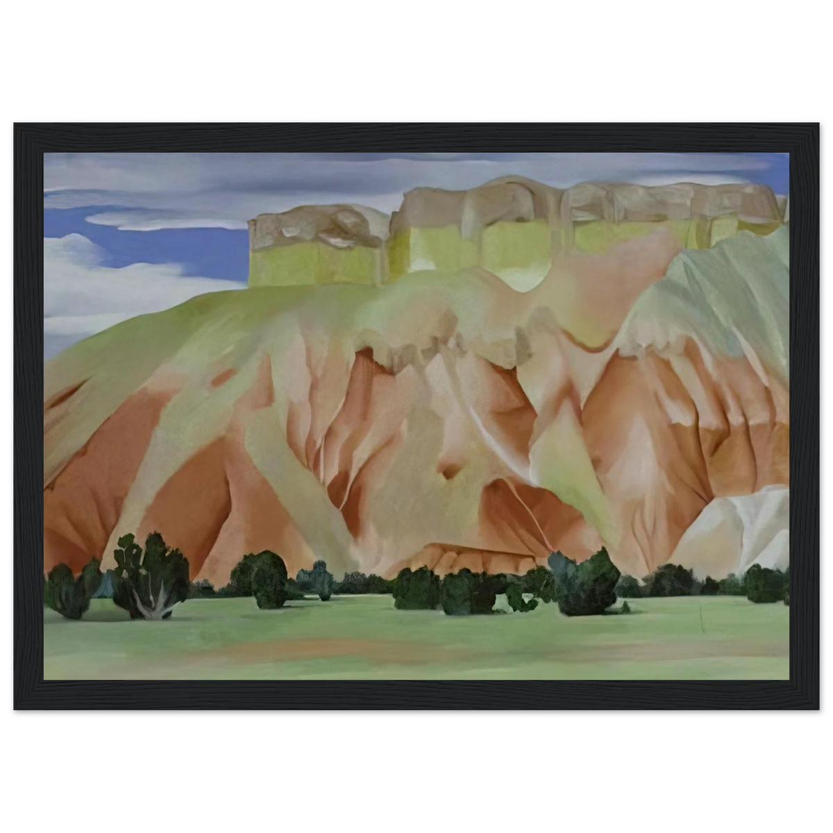 My Backyard Framed Poster | Georgia O'Keeffe Framed Prints Wall Art | Georgia O Keeffe Prints