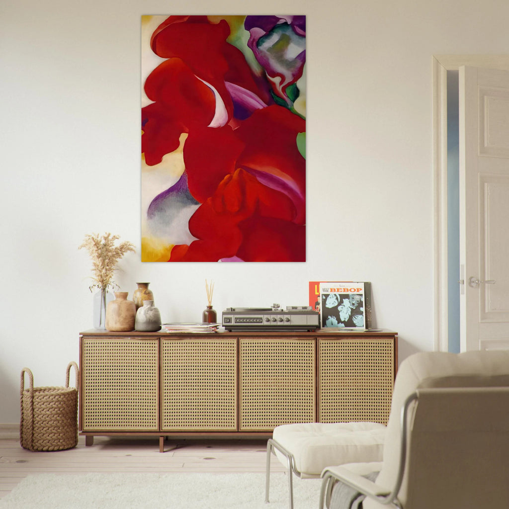 Red Snapdragons Poster | Georgia O'Keeffe Poster | Georgia O Keeffe Prints