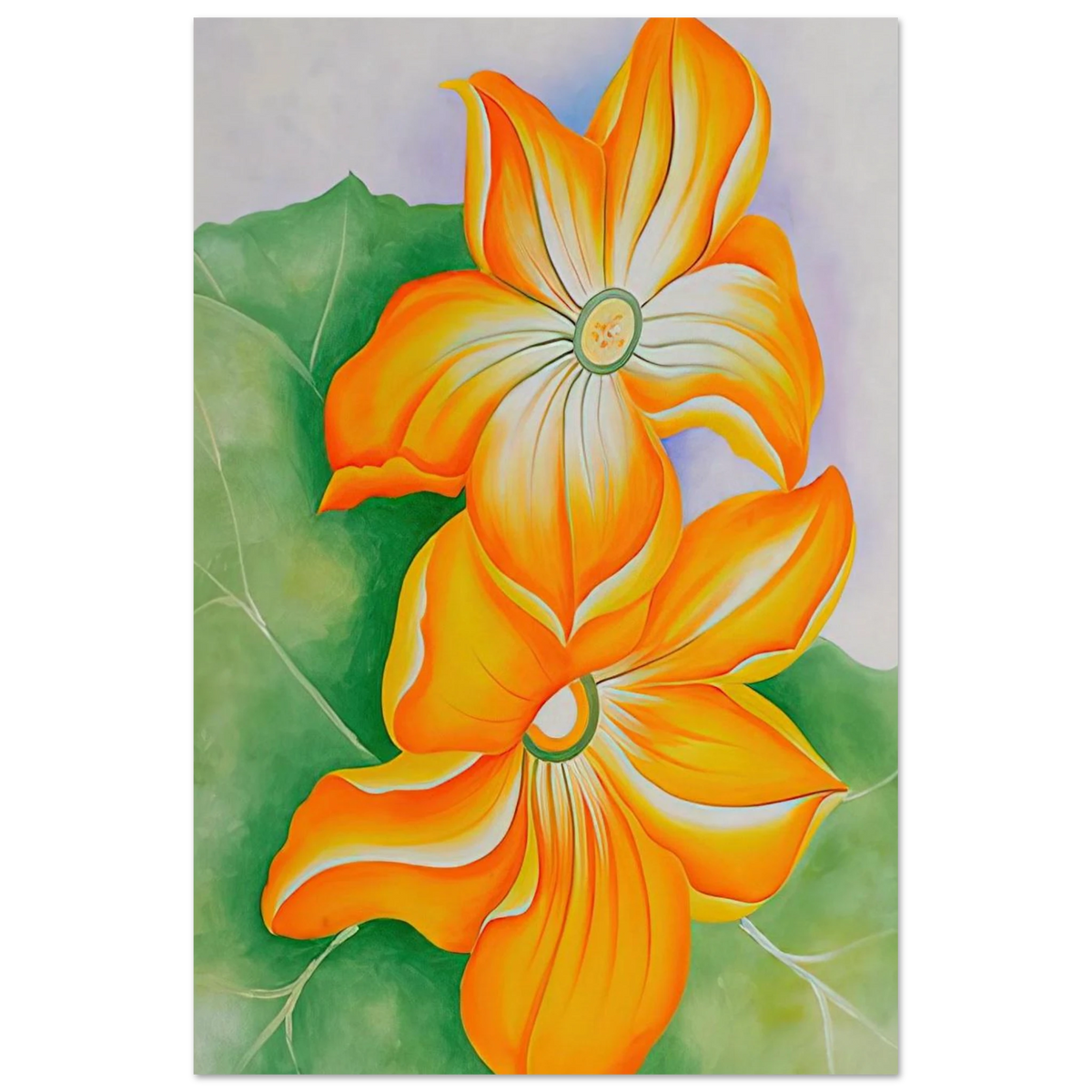 Squash Blossoms Poster | Georgia O'Keeffe Poster | Georgia O Keeffe Prints