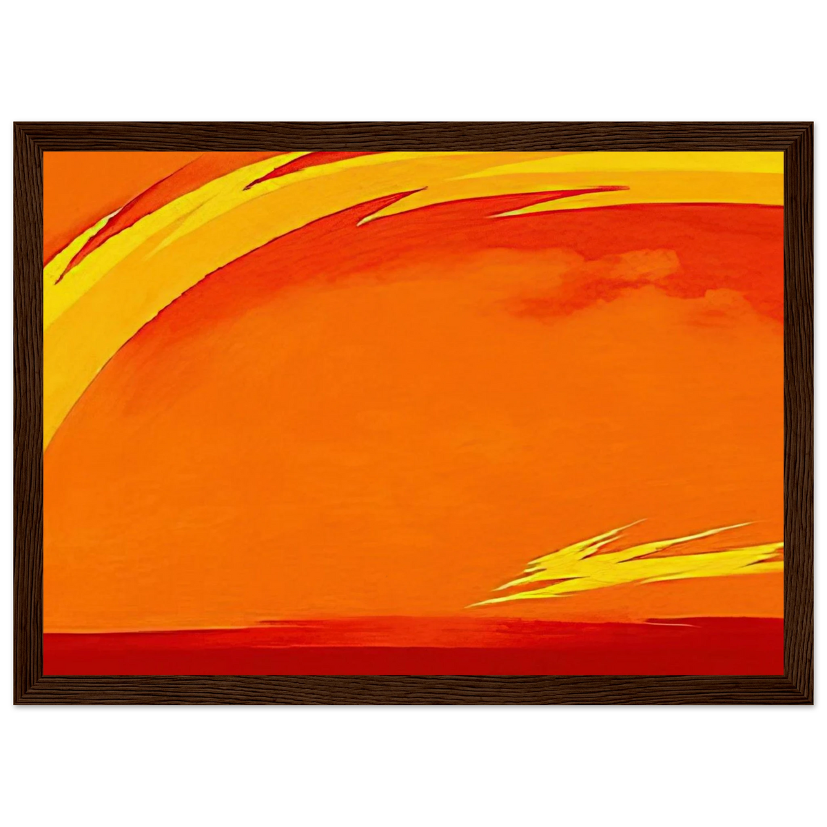 From the Plains II Framed Poster | Georgia O'Keeffe Framed Prints Wall Art | Georgia O Keeffe Prints