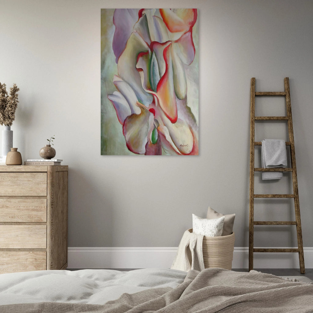 Pink Sweet Peas Poster | Georgia O'Keeffe Poster | Georgia O Keeffe Prints