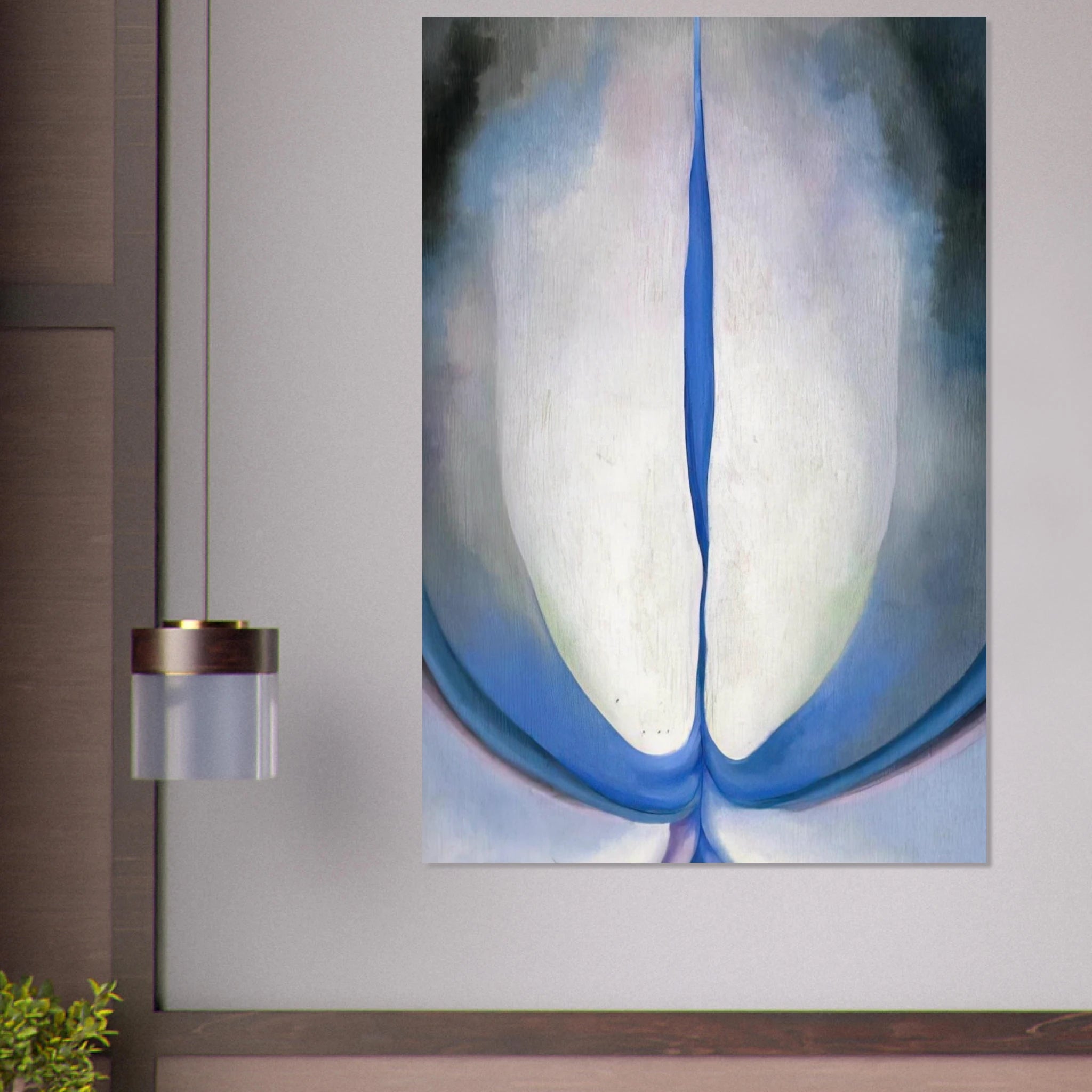 Blue Line Poster | Georgia O'Keeffe Poster | Georgia O Keeffe Prints