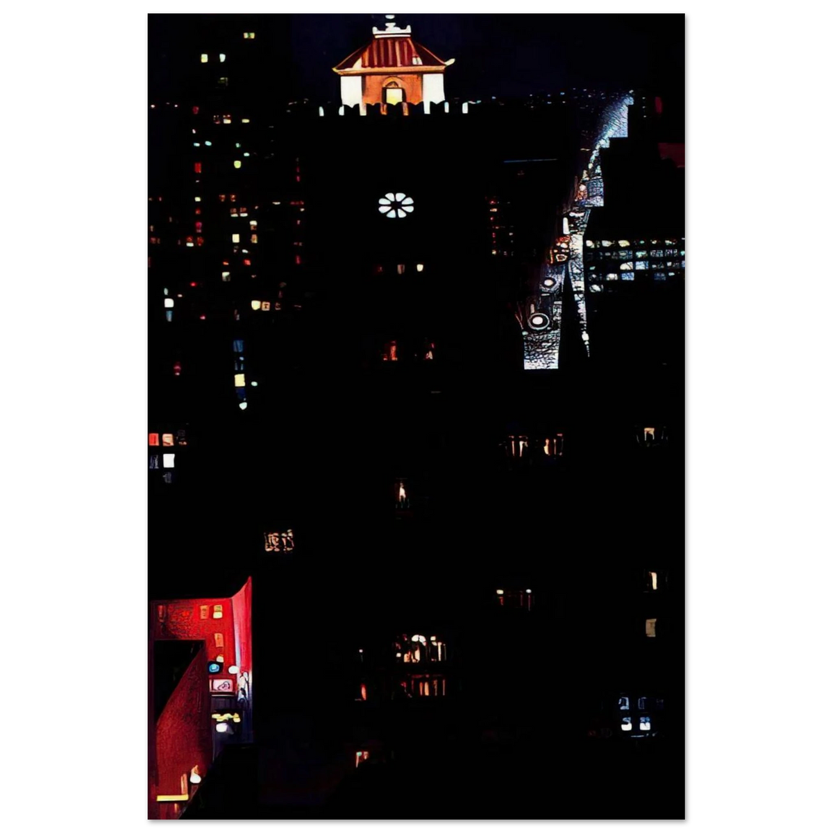 New York Night Poster | Georgia O'Keeffe Poster | Georgia O Keeffe Prints