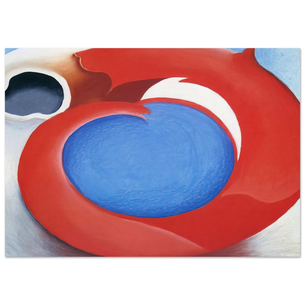 Goat's Horn With Red Poster | Georgia O'Keeffe Poster | Georgia O Keeffe Prints