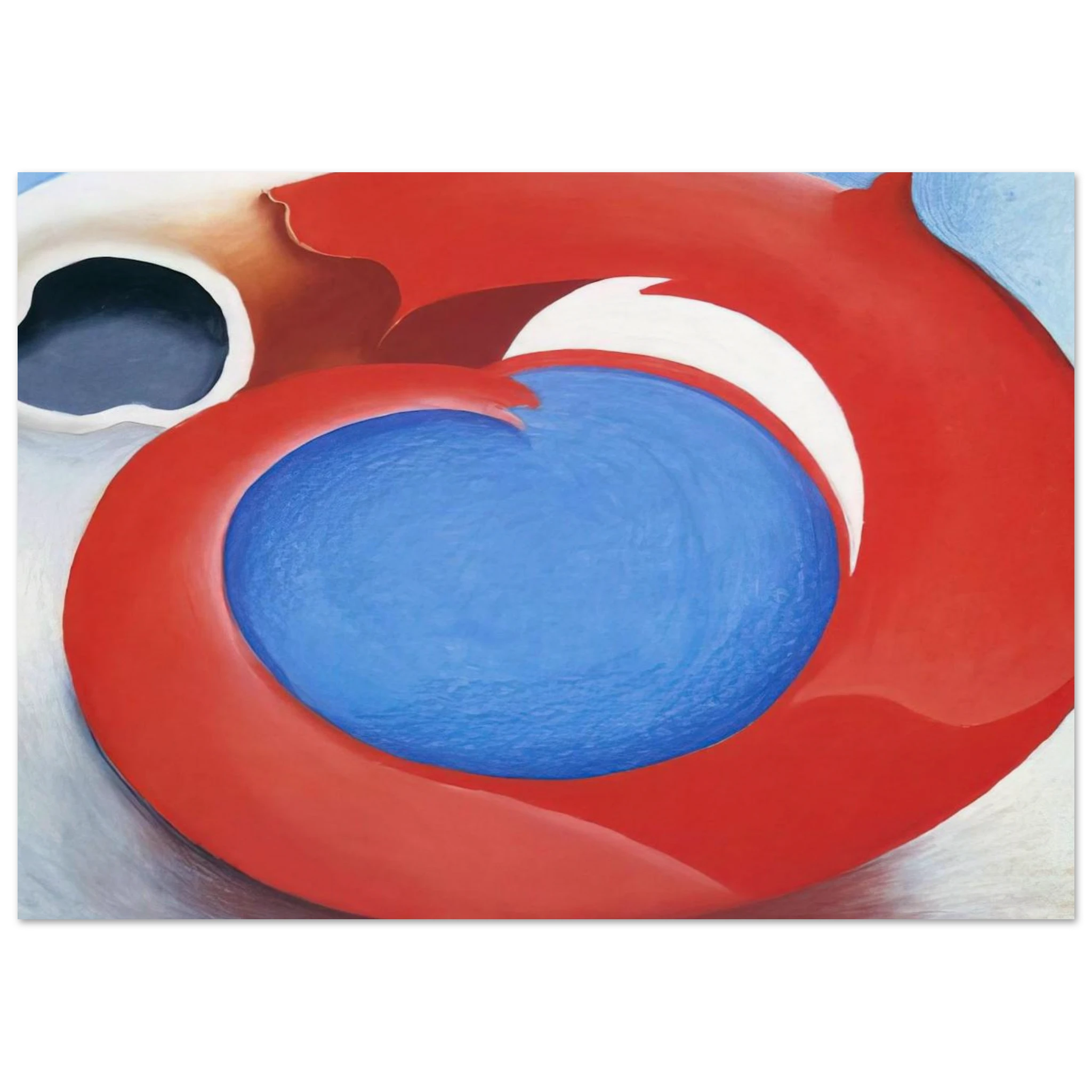 Goat's Horn With Red Poster | Georgia O'Keeffe Poster | Georgia O Keeffe Prints