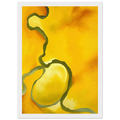 Green, Yellow and Orange Framed Poster | Georgia O'Keeffe Framed Prints Wall Art | Georgia O Keeffe Prints