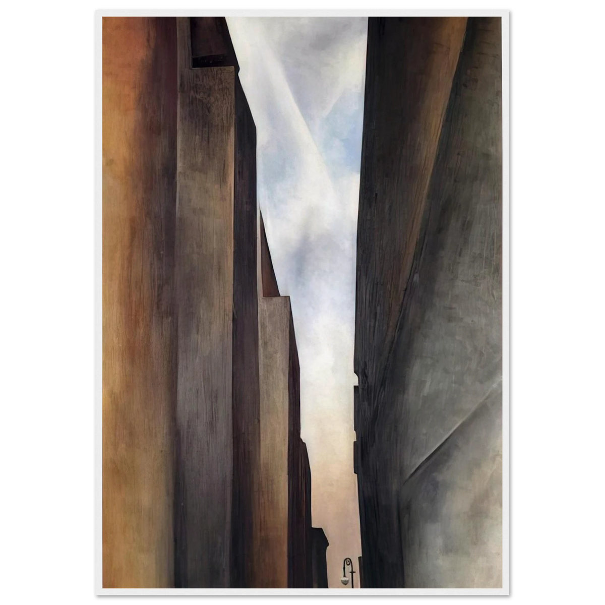 Street of New York II Framed Poster | Georgia O'Keeffe Framed Prints Wall Art | Georgia O Keeffe Prints