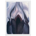 Black Iris III Framed Poster | Georgia O'Keeffe Framed Prints Wall Art | Georgia O Keeffe Prints
