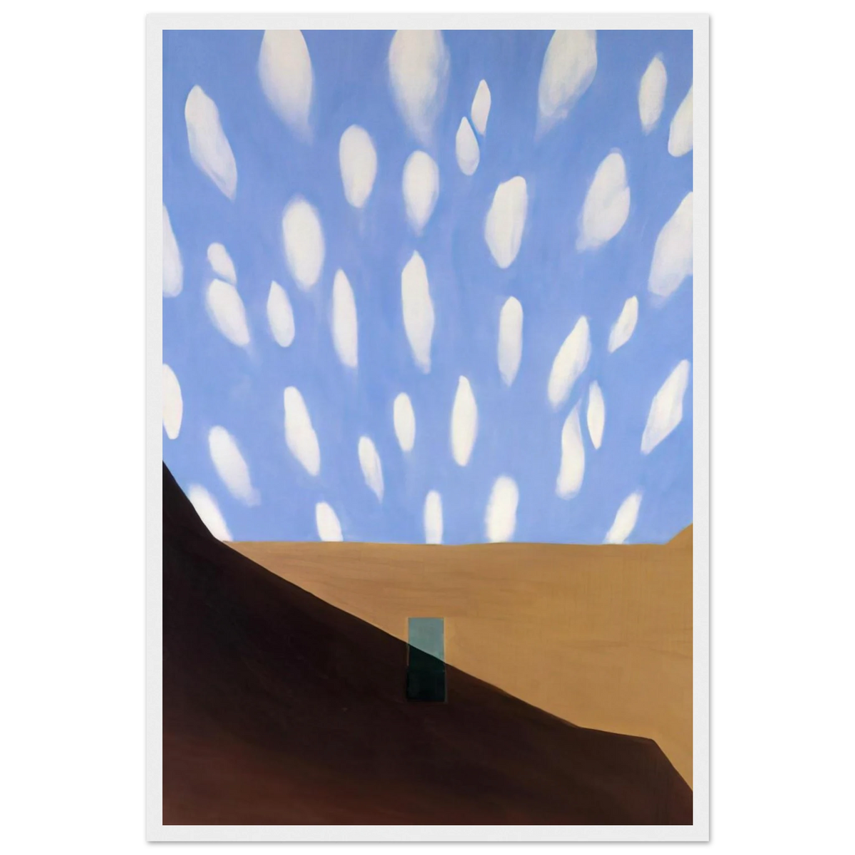 In the Patio VIII Framed Poster | Georgia O'Keeffe Framed Prints Wall Art | Georgia O Keeffe Prints