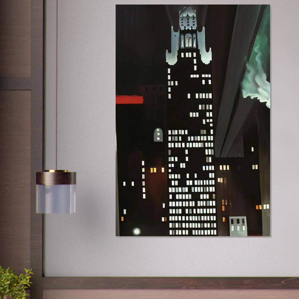 Radiator Building - Night, New York Poster | Georgia O'Keeffe Poster | Georgia O Keeffe Prints